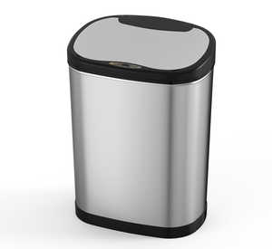 42L Automatic High Tech Stainless Steel Trash Bins

